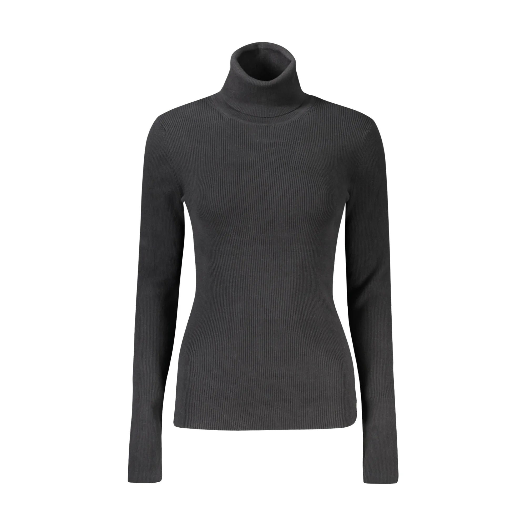 Calvin Klein Maglione Donna Nera Applicazione Logo Maglie Nero - foto prodotto